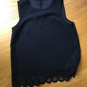 Black Banana Republic Sleeveless Blouse